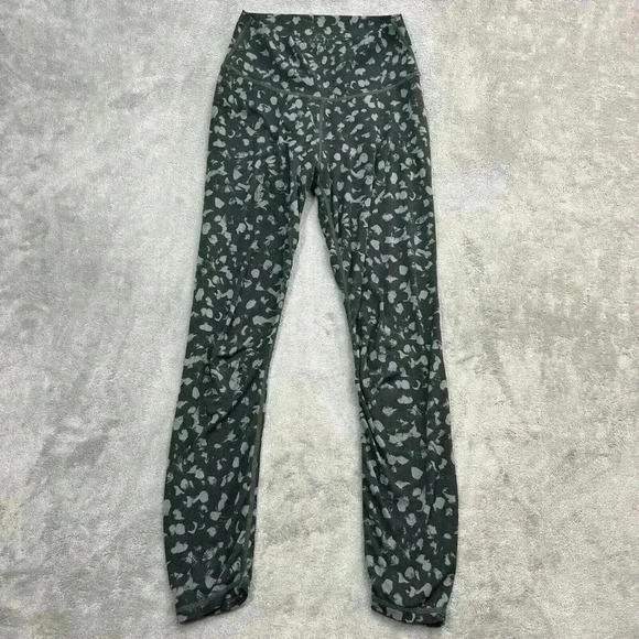 Varley Legging Womens Small Century Black Broken Mini Spot Athleisure Workout - Picture 1 of 11
